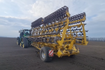 In the beet field with Alligator 12 m with folding system
