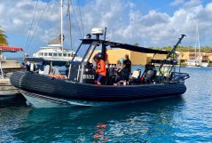 Researchers are ready to leave for the eastern shore of Bonaire. Photo: Area 9, Bonaire Researchers are ready to leave for the eastern shore of Bonaire. Photo: Area 9, Bonaire